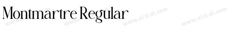 Montmartre Regular字体转换